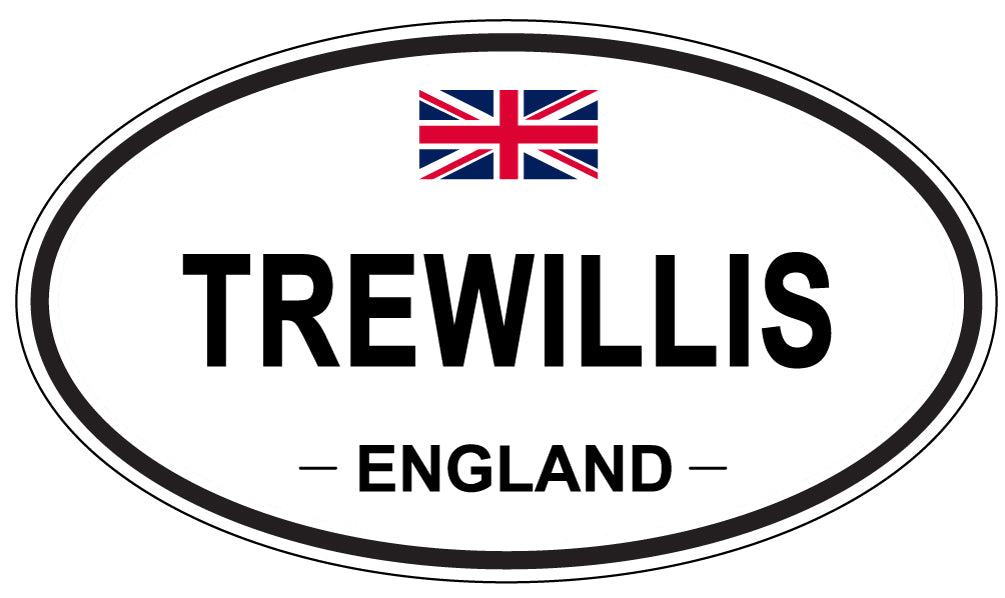 TREWILLIS, England - Oval Magnet