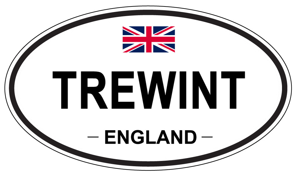 TREWINT, England - Oval Magnet