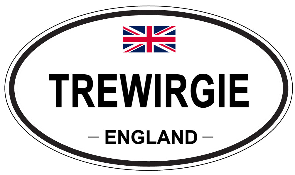 TREWIRGIE, England - Oval Magnet