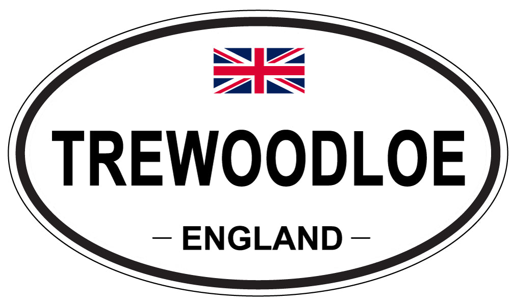 TREWOODLOE, England - Oval Magnet