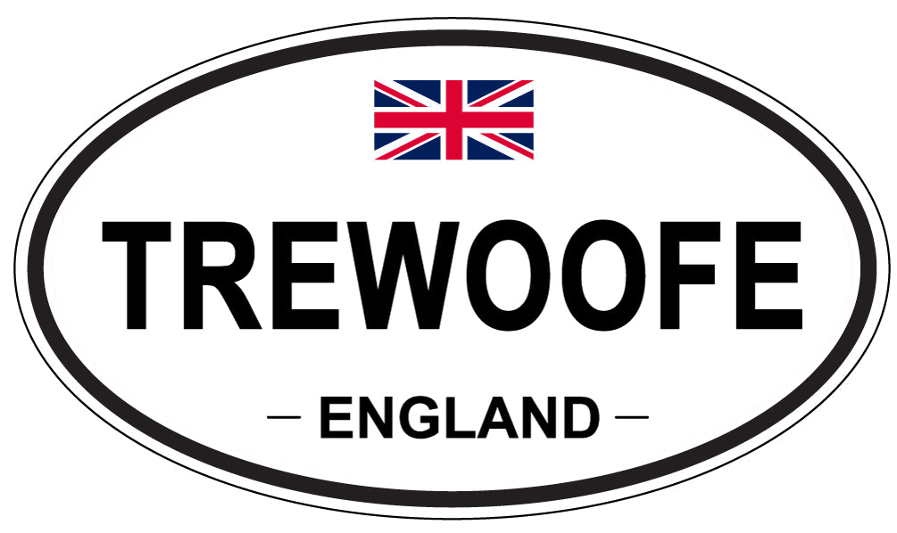 TREWOOFE, England - Oval Magnet