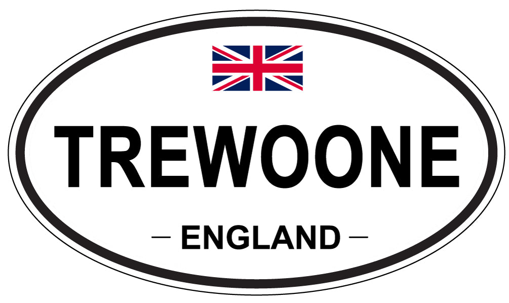TREWOONE, England - Oval Magnet