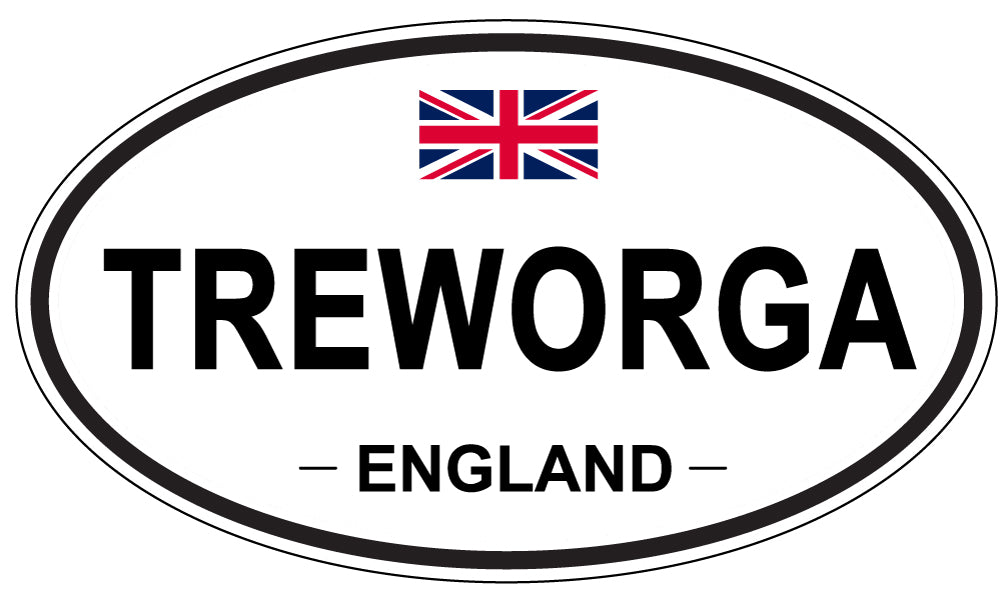 TREWORGA, England - Oval Magnet