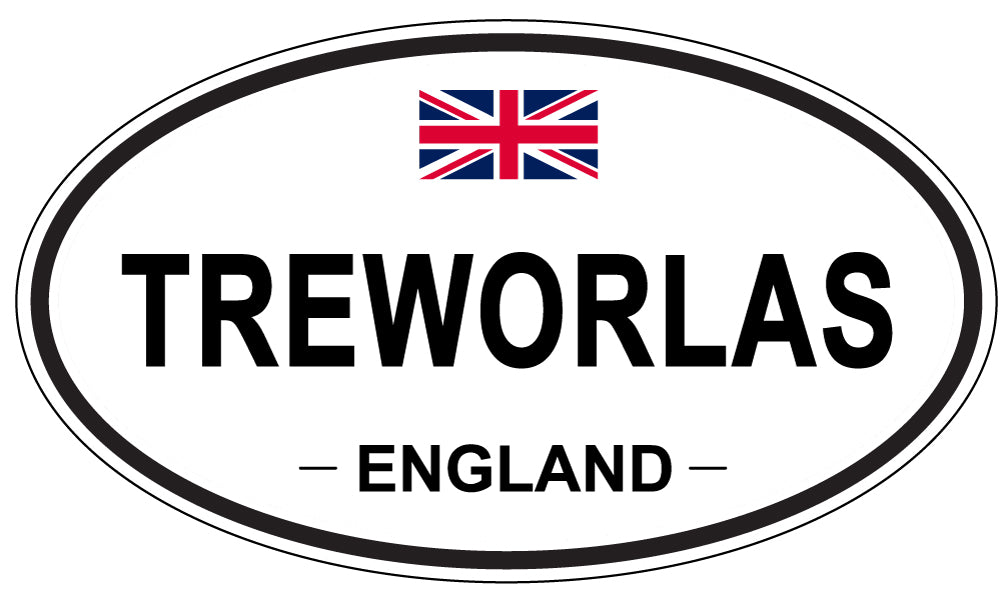 TREWORLAS, England - Oval Magnet