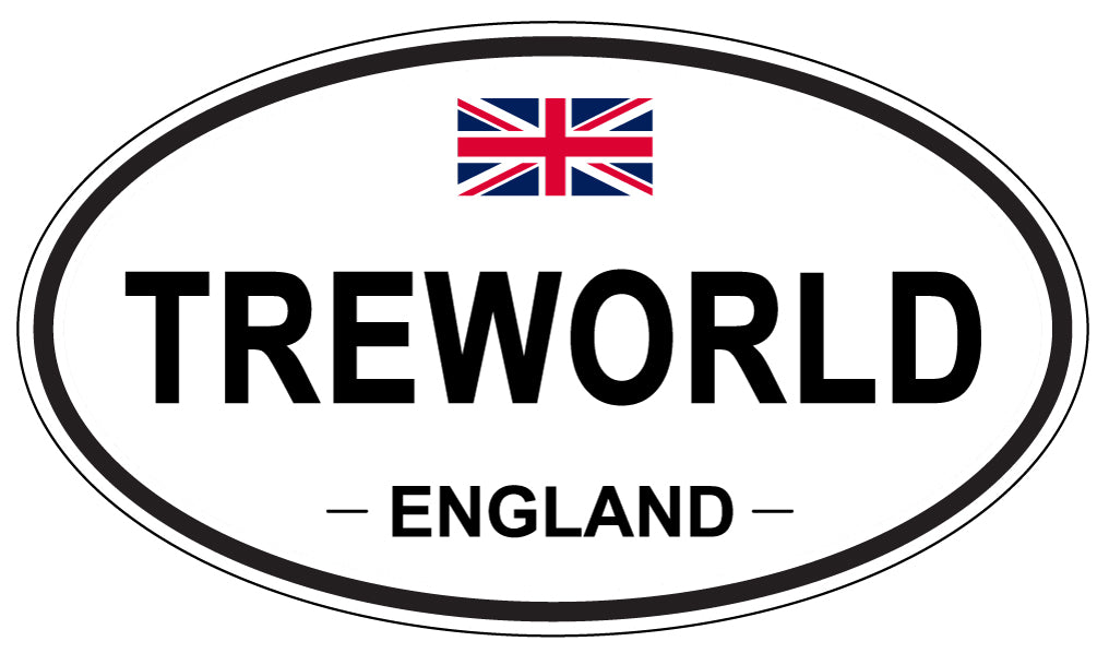 TREWORLD, England - Oval Magnet