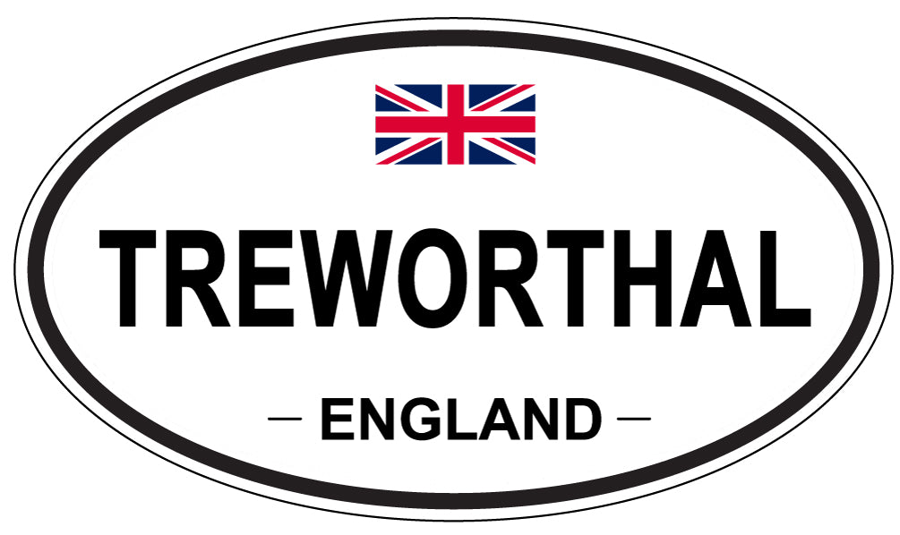 TREWORTHAL, England - Oval Magnet