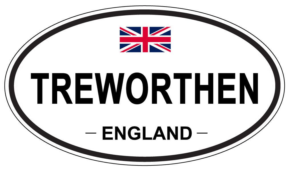 TREWORTHEN, England - Oval Magnet