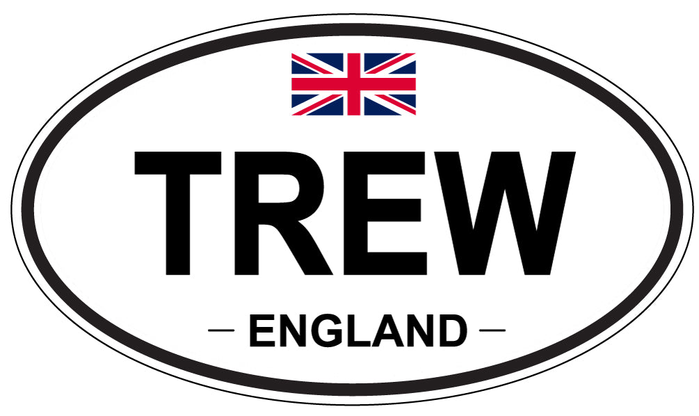 TREW, England - Oval Magnet