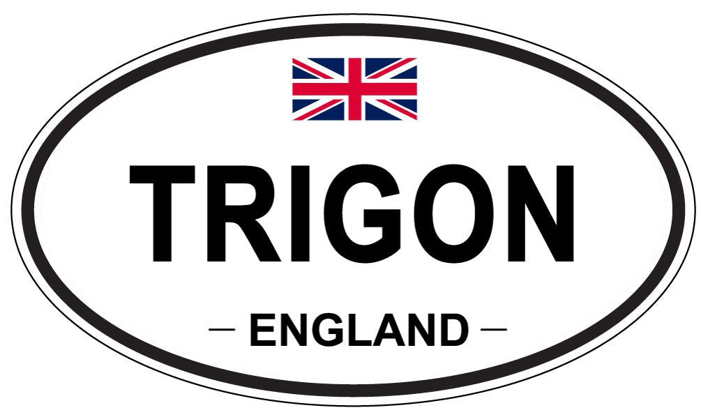 TRIGON, England - Oval Magnet
