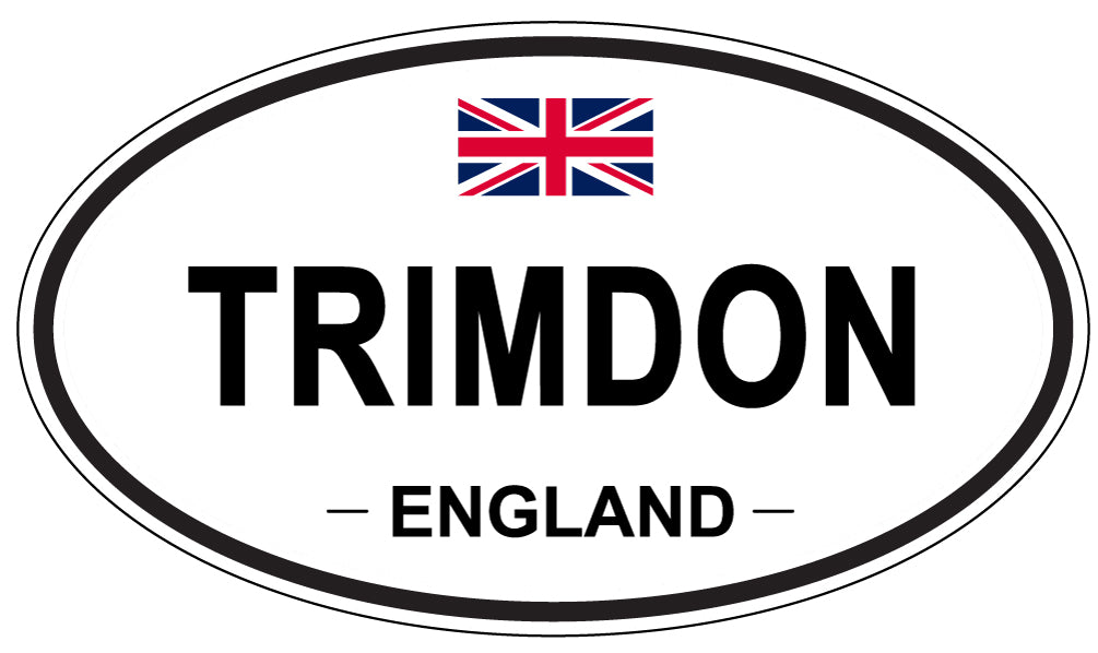 TRIMDON, England - Oval Magnet