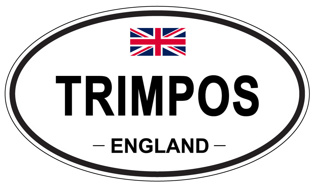 TRIMPOS, England - Oval Magnet