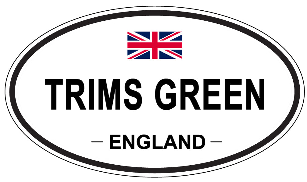 TRIMS GREEN, England - Oval Magnet