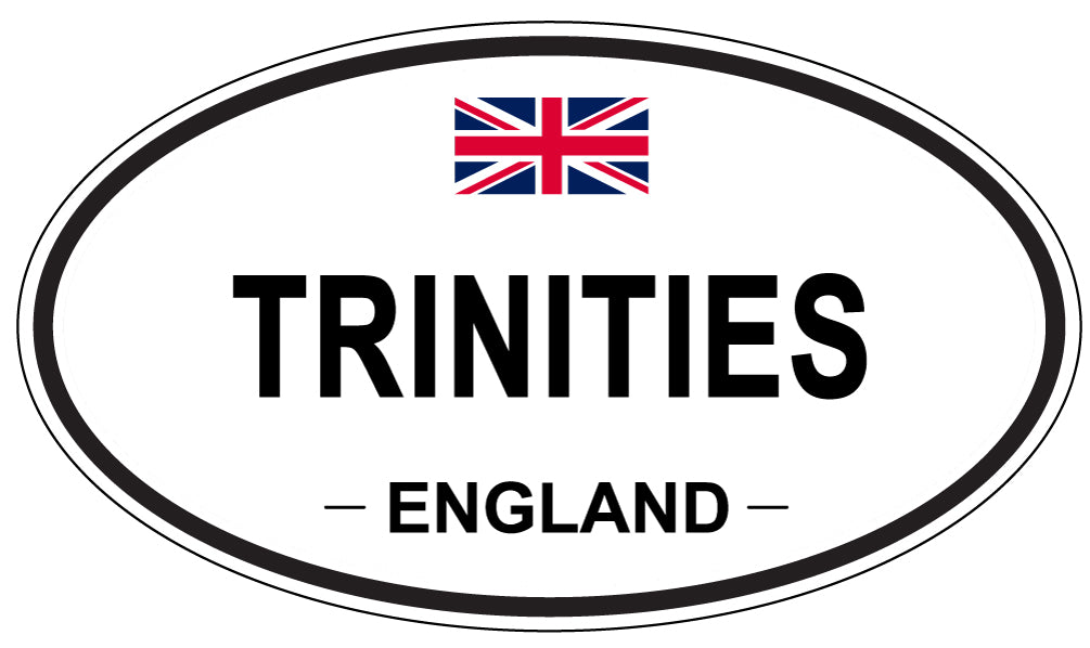 TRINITIES, England - Oval Magnet