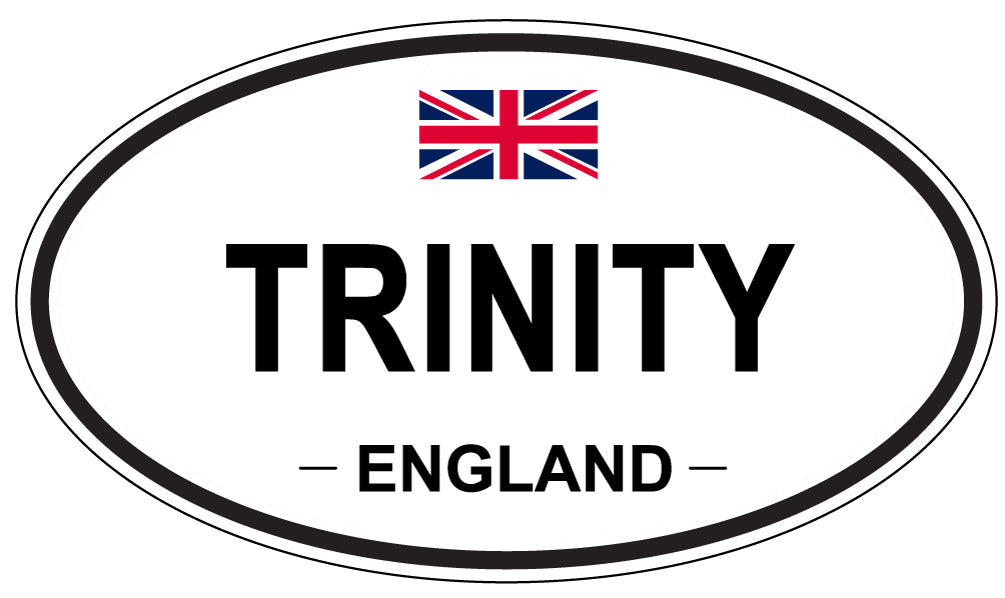 TRINITY, England - Oval Magnet
