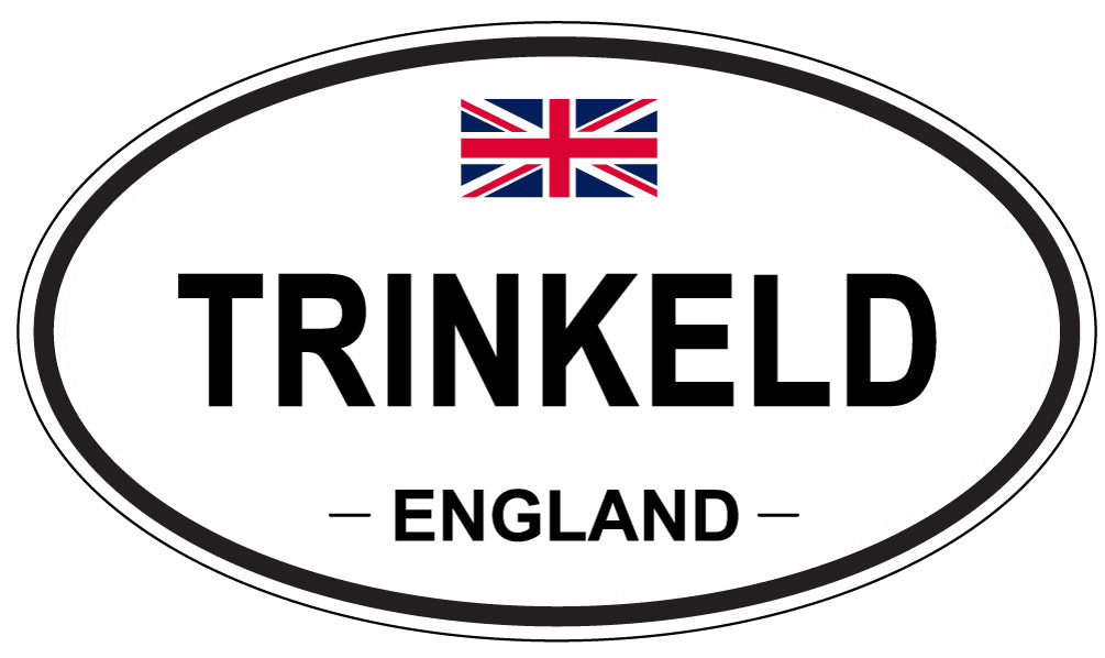 TRINKELD, England - Oval Magnet