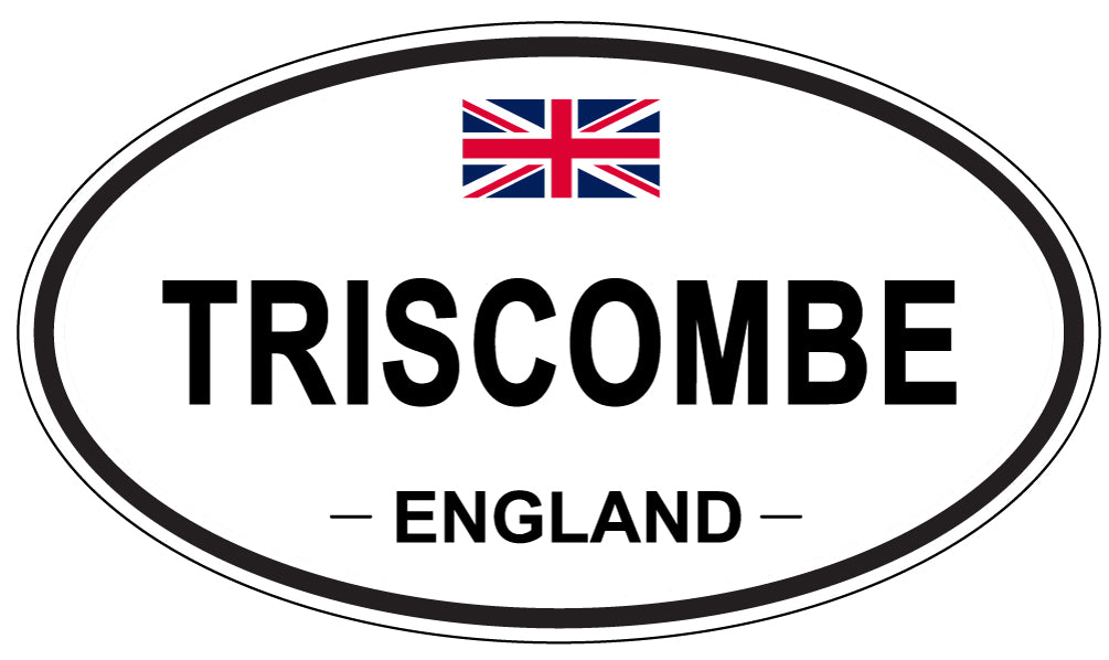 TRISCOMBE, England - Oval Magnet