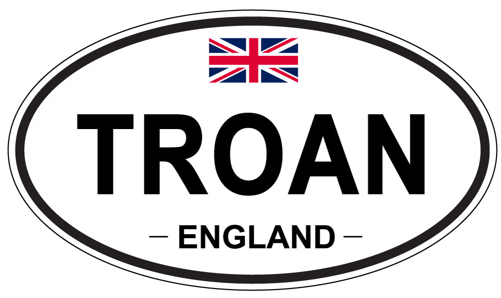 TROAN, England - Oval Magnet