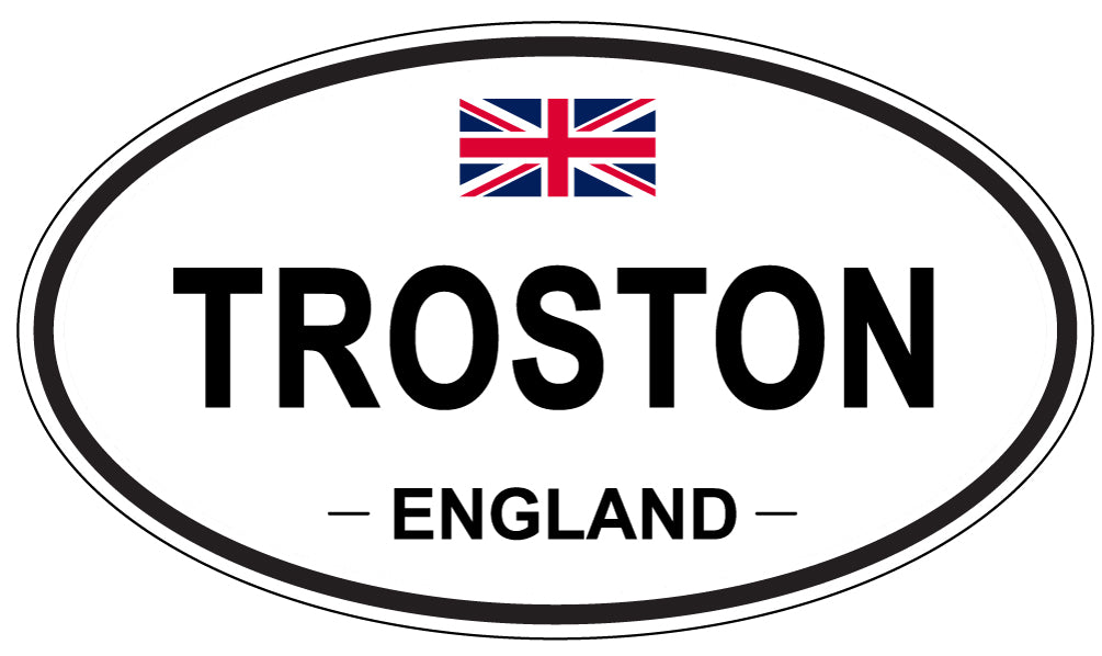 TROSTON, England - Oval Magnet