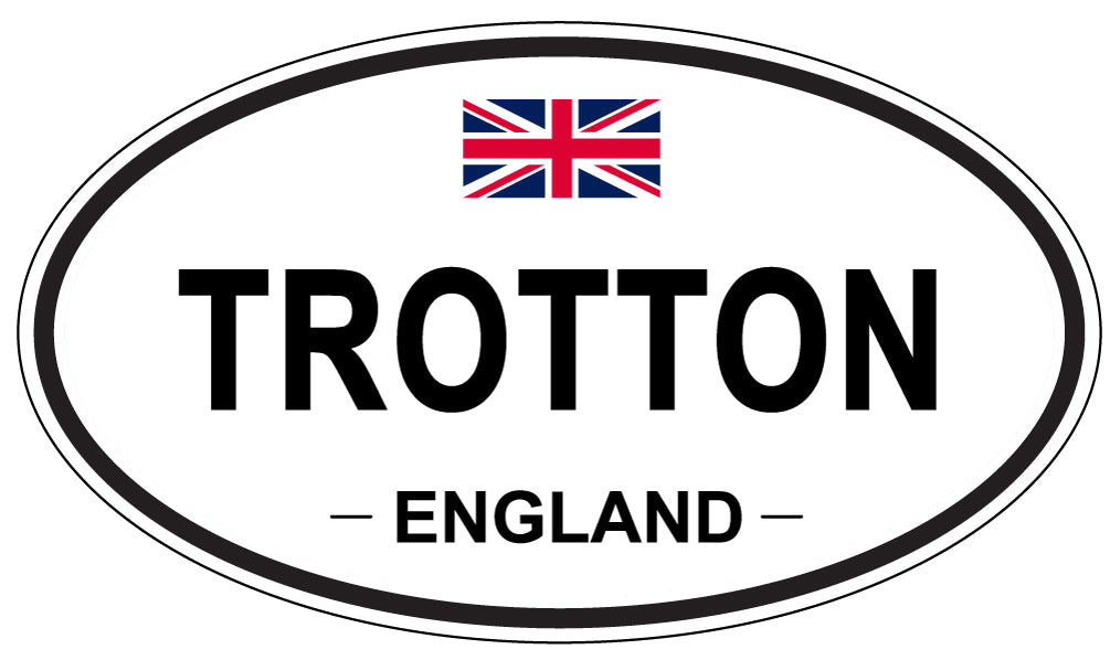 TROTTON, England - Oval Magnet