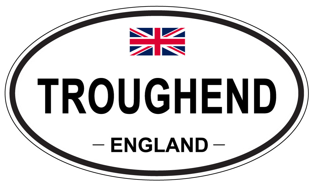TROUGHEND, England - Oval Magnet