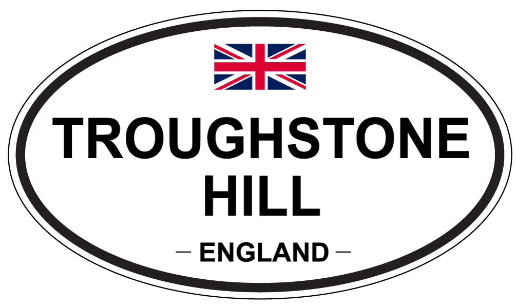 TROUGHSTONE HILL, England - Oval Magnet