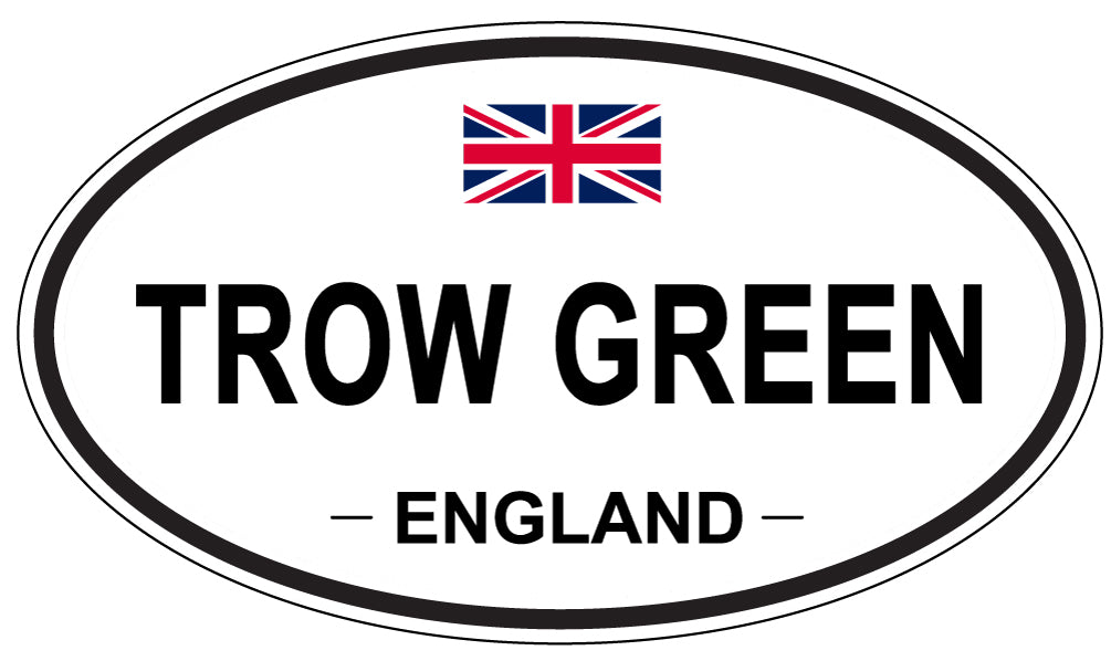 TROW GREEN, England - Oval Magnet