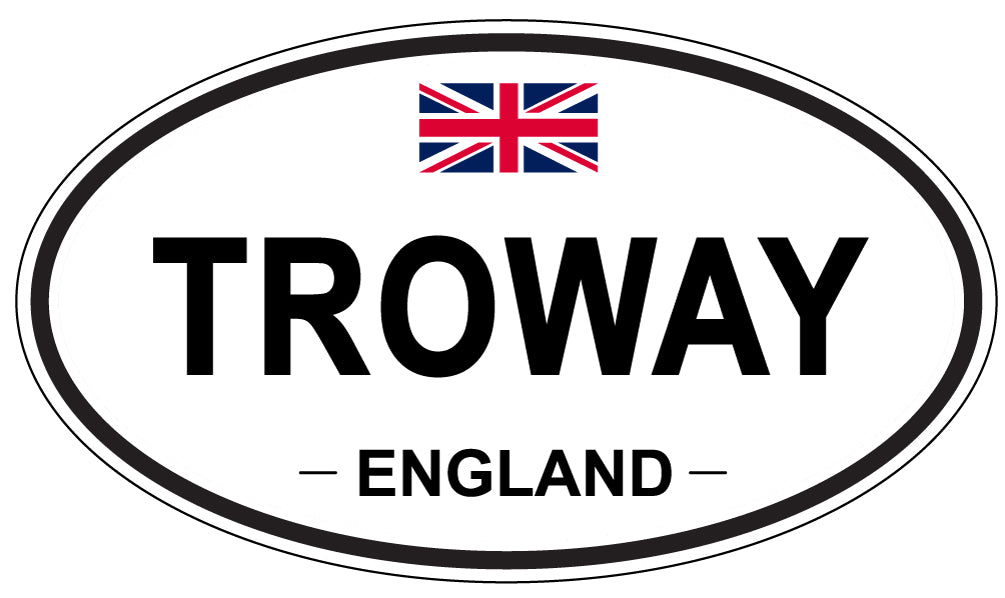 TROWAY, England - Oval Magnet