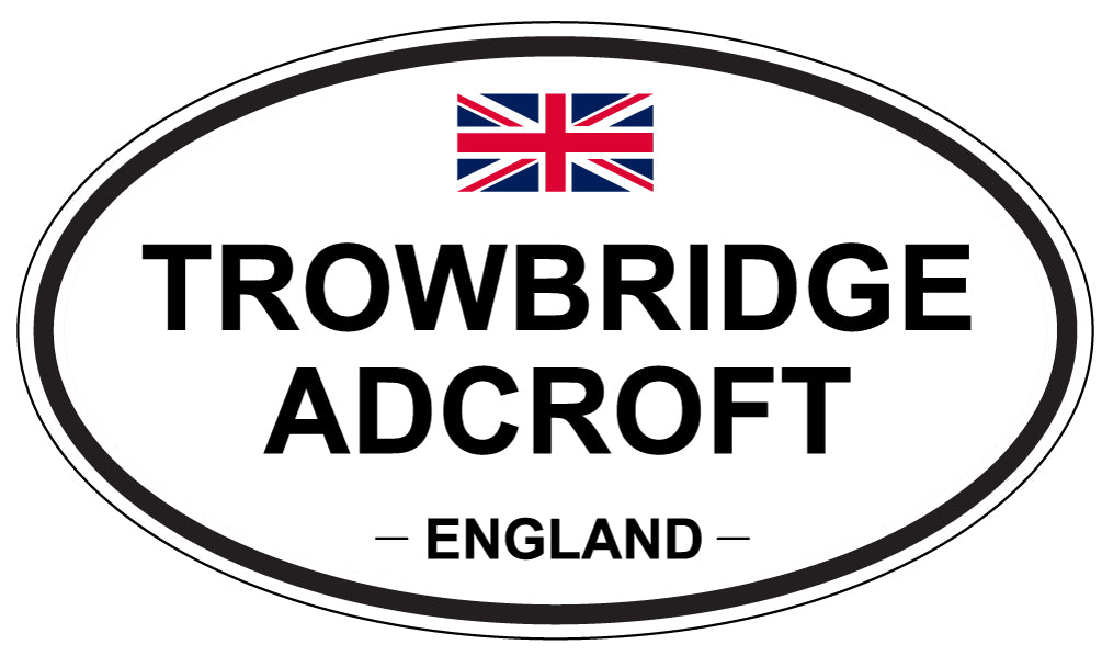 TROWBRIDGE ADCROFT, England - Oval Magnet