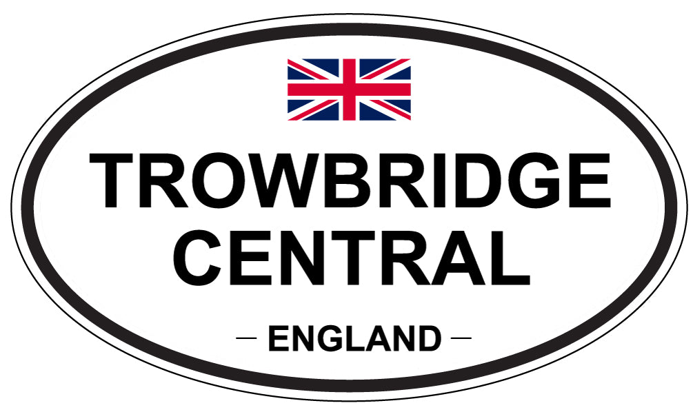 TROWBRIDGE CENTRAL, England - Oval Magnet
