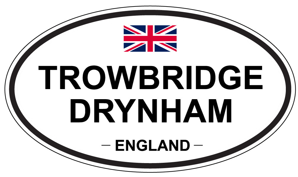TROWBRIDGE DRYNHAM, England - Oval Magnet