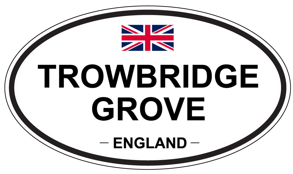 TROWBRIDGE GROVE, England - Oval Magnet