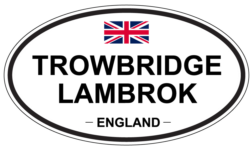 TROWBRIDGE LAMBROK, England - Oval Magnet