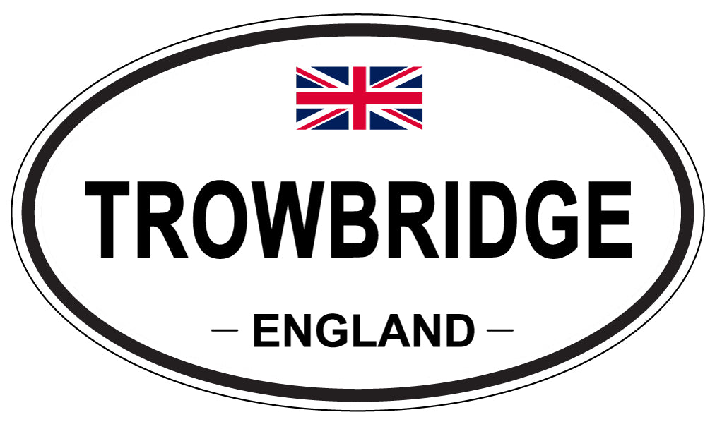 TROWBRIDGE, England - Oval Magnet
