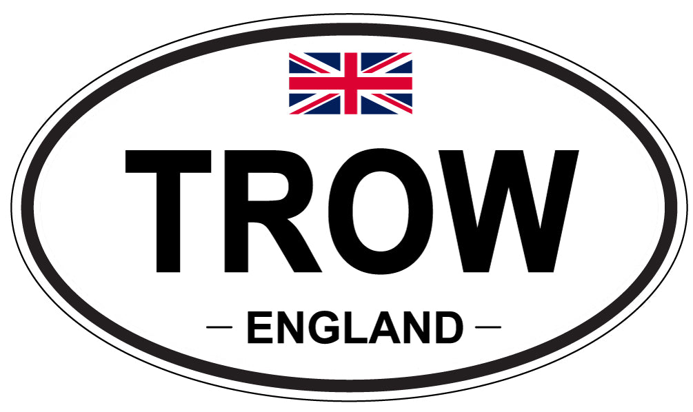 TROW, England - Oval Magnet