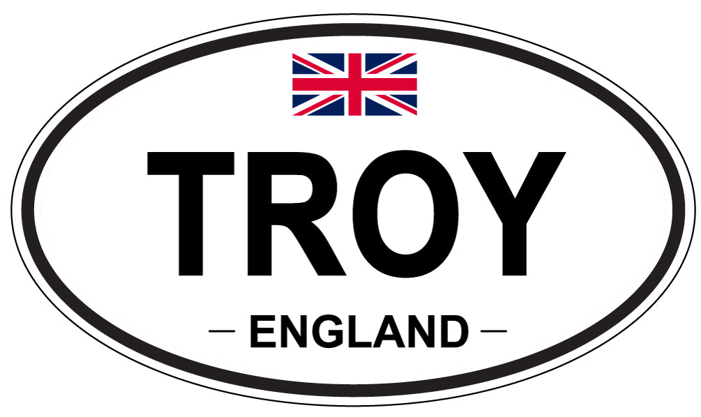 TROY, England - Oval Magnet