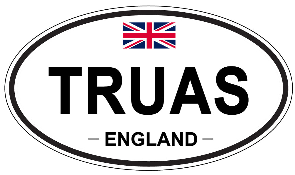 TRUAS, England - Oval Magnet