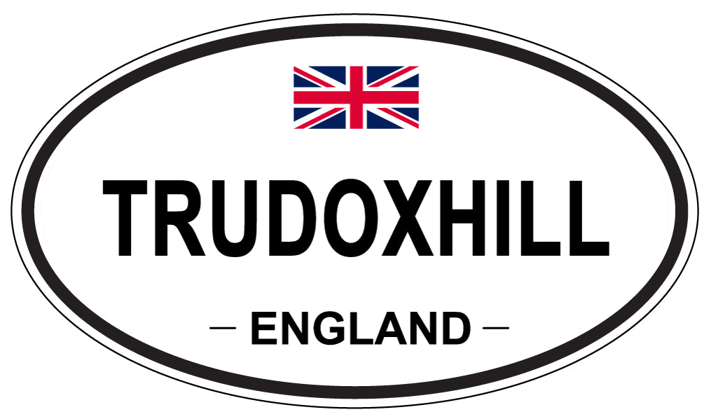 TRUDOXHILL, England - Oval Magnet