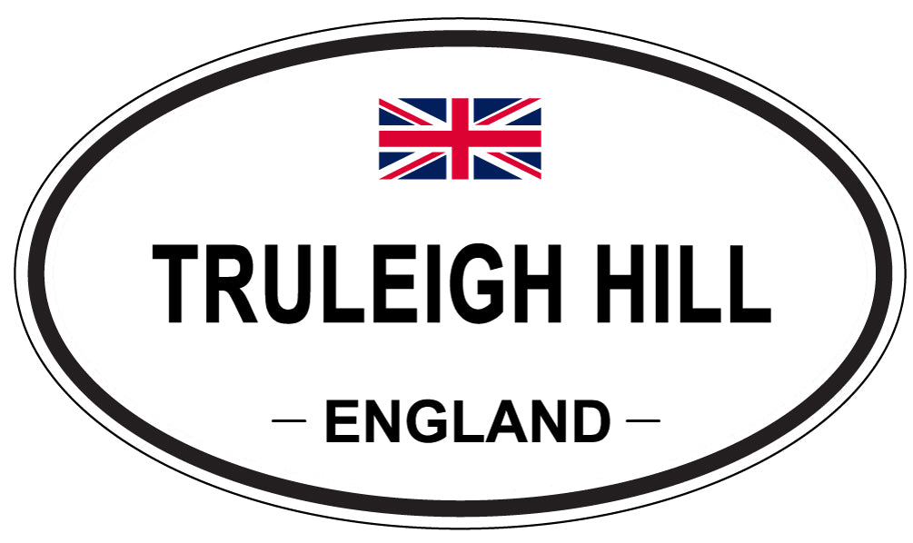 TRULEIGH HILL, England - Oval Magnet
