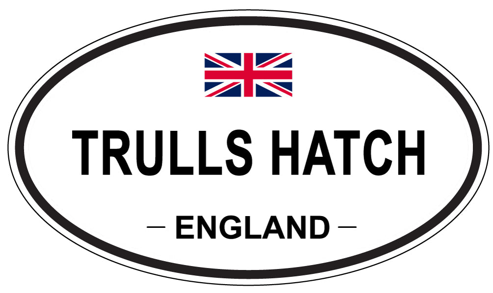 TRULLS HATCH, England - Oval Magnet