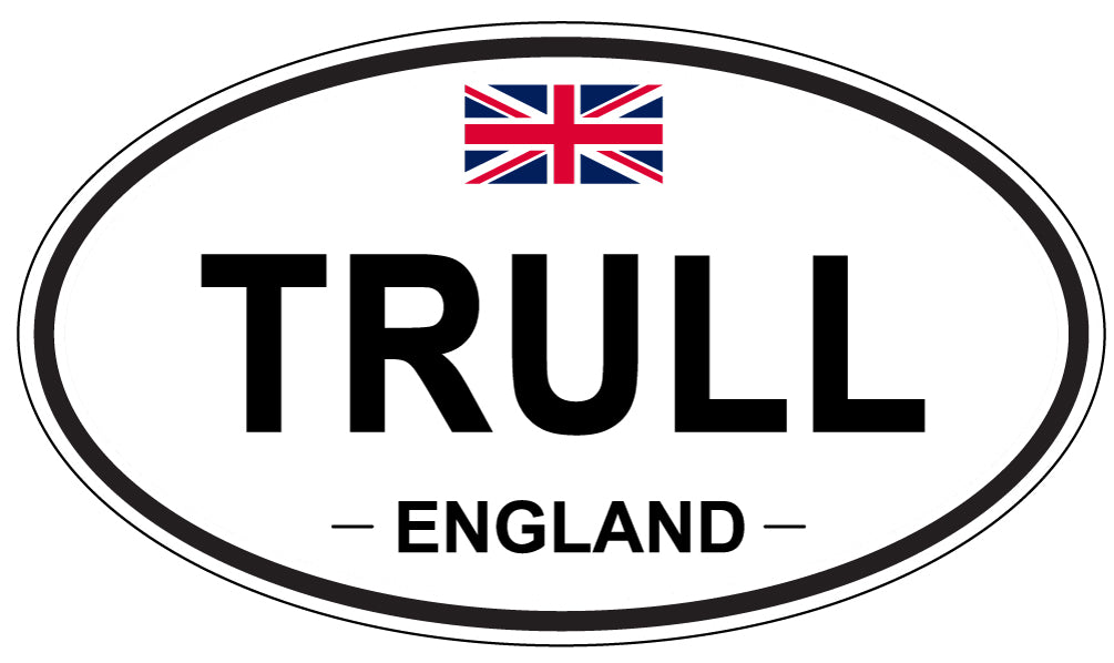 TRULL, England - Oval Magnet