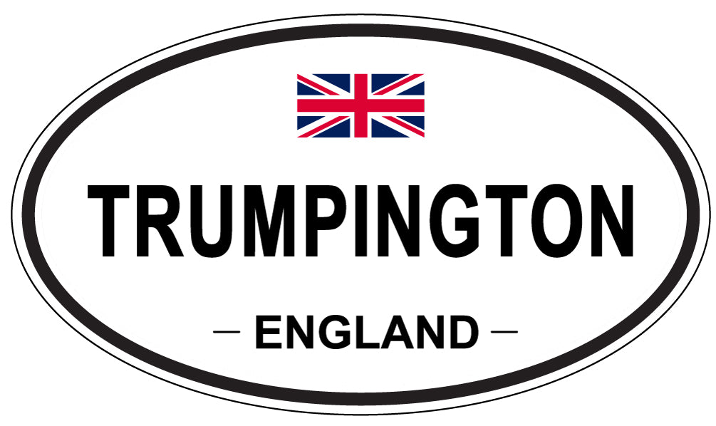 TRUMPINGTON, England - Oval Magnet