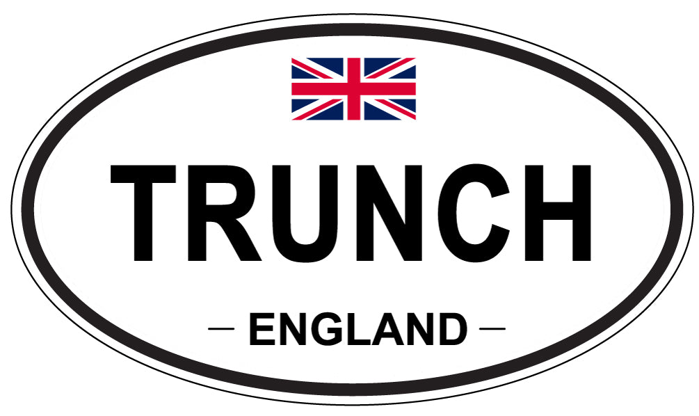 TRUNCH, England - Oval Magnet
