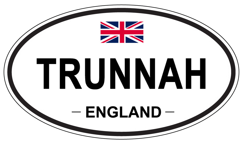 TRUNNAH, England - Oval Magnet