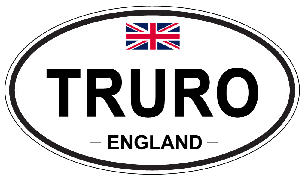 TRURO, England - Oval Magnet