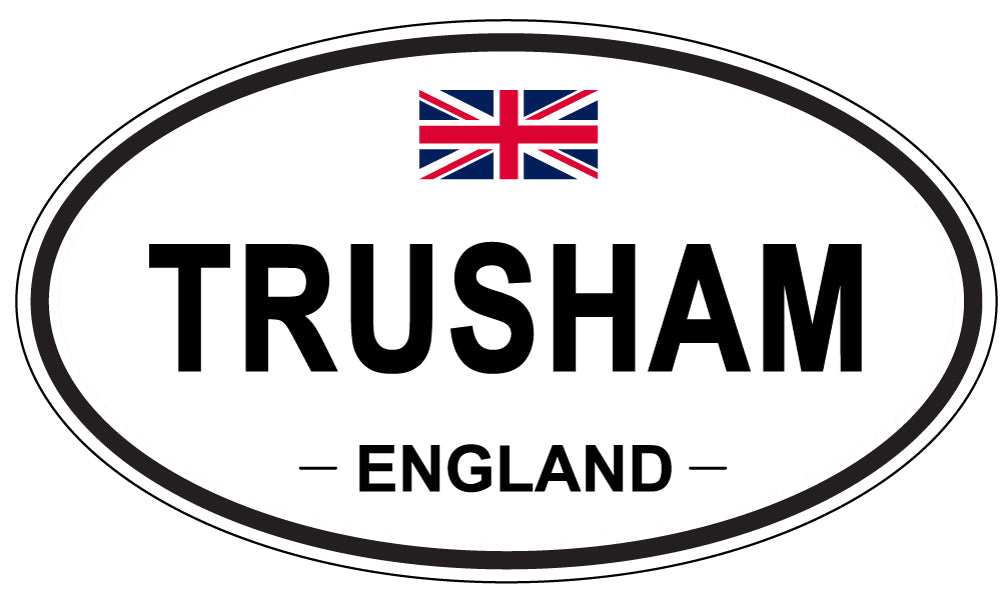 TRUSHAM, England - Oval Magnet