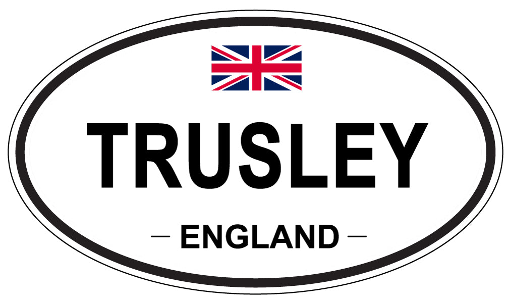 TRUSLEY, England - Oval Magnet