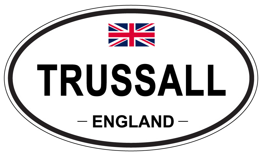 TRUSSALL, England - Oval Magnet