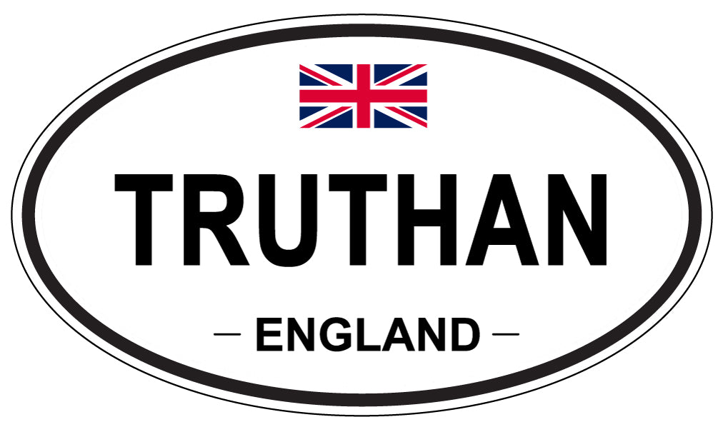 TRUTHAN, England - Oval Magnet