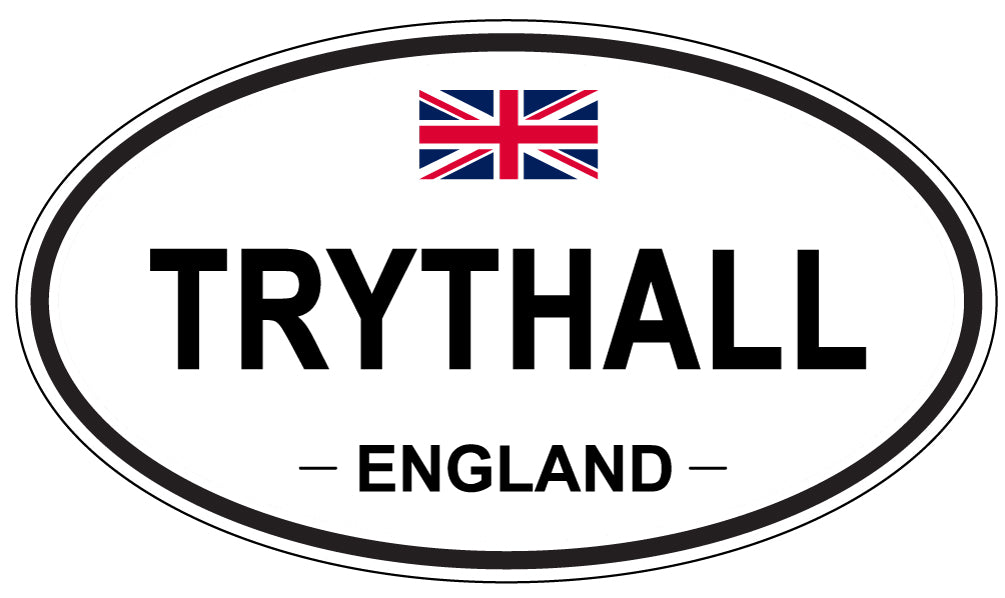 TRYTHALL, England - Oval Magnet