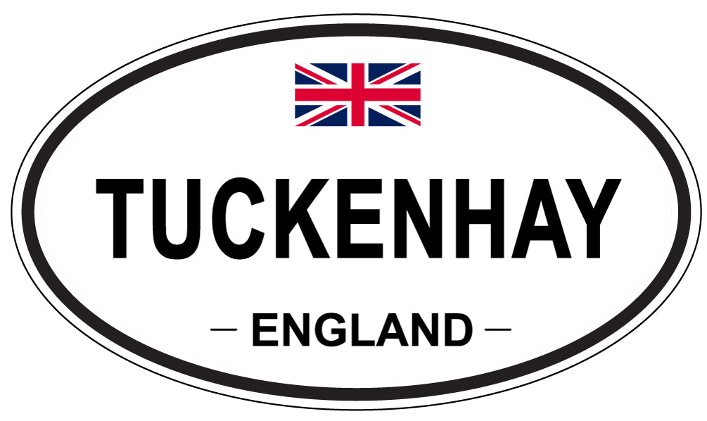 TUCKENHAY, England - Oval Magnet